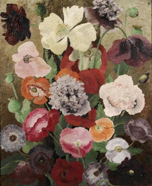 Poppies I by Sir Cedric Morris