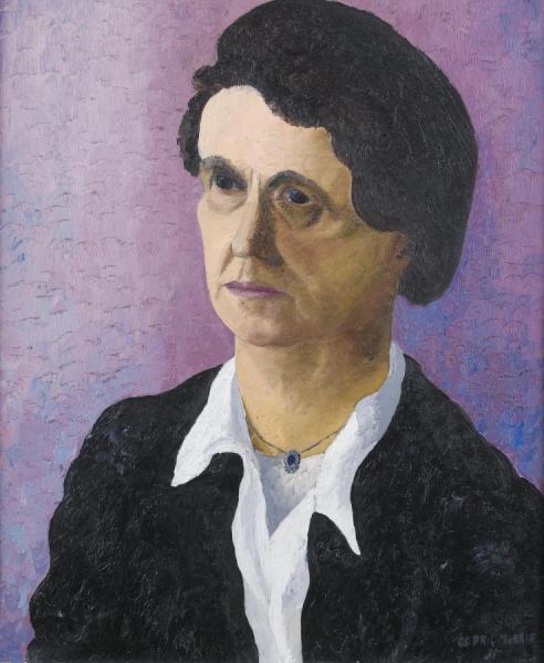 Portrait Of Miss E. Picton-turberville by Sir Cedric Morris