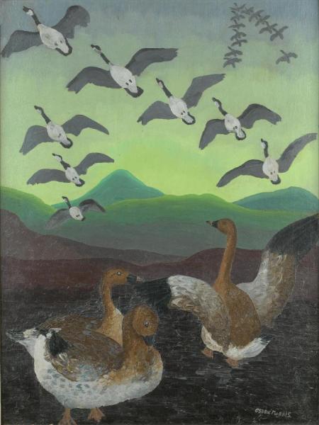 Wild Geese by Sir Cedric Morris