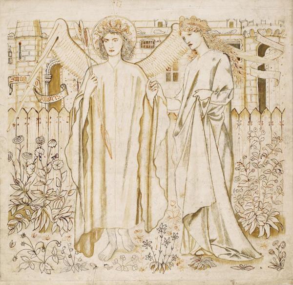 Chaucer's Legend Of Good Women,amor And Alcestis by Sir Edward Coley Burne-jones Oil Painting Reproductions