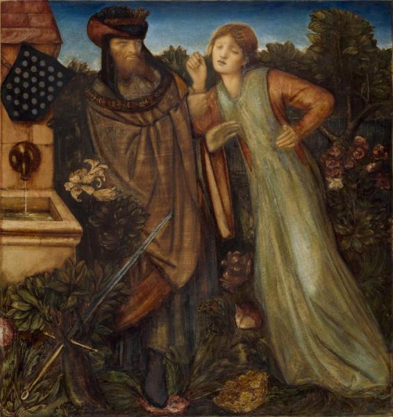 King Mark And La Belle Iseult by Sir Edward Coley Burne-jones