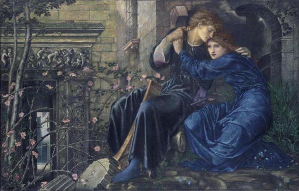 Love Among The Ruins,(c.1873) by Sir Edward Coley Burne-jones