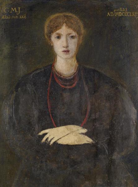 Portrait Of Georgiana Burne-jones(1840-1920) by Sir Edward Coley Burne-jones