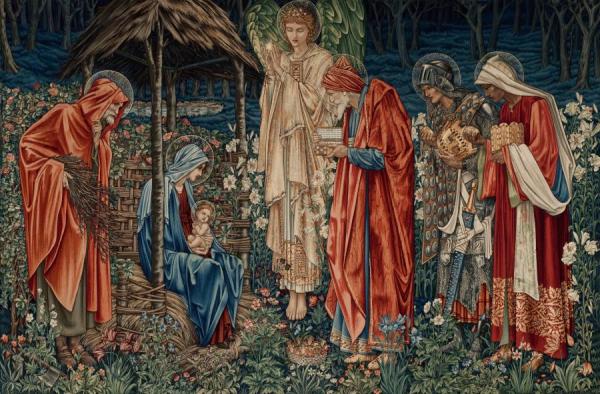 The Adoration Of The Magi by Sir Edward Coley Burne-jones