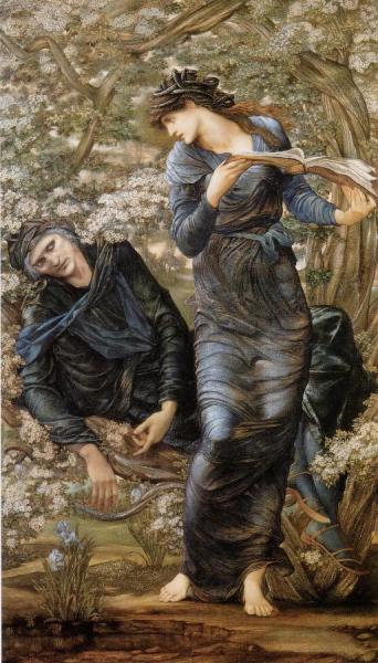 The Beguiling Of Merlin,1874 by Sir Edward Coley Burne-jones