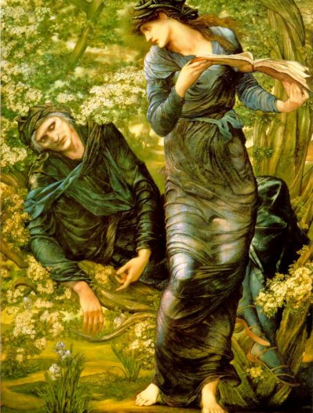 The Beguiling Of Merlin by Sir Edward Coley Burne-jones