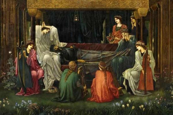 Sir Edward Coley Burne-jones The Last Sleep Of Arthur