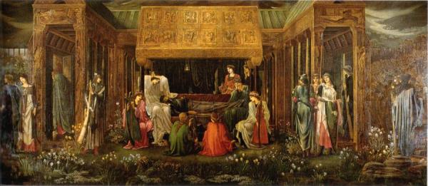 The Last Sleep Of Arthur In Avalon by Sir Edward Coley Burne-jones