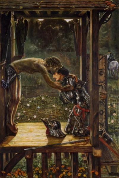Sir Edward Coley Burne-jones The Merciful Knight