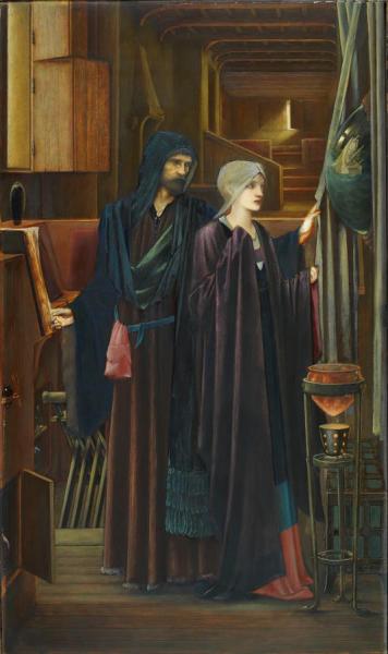 The Wizard by Sir Edward Coley Burne-jones