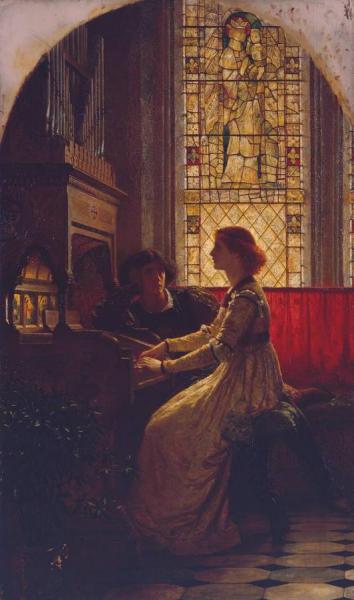 Harmony by Sir Francis Bernard Dicksee Oil Painting Reproductions