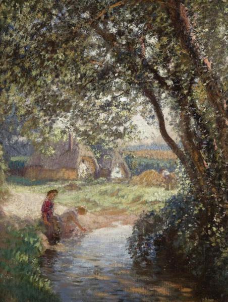 A Little Pool by Sir George Clausen