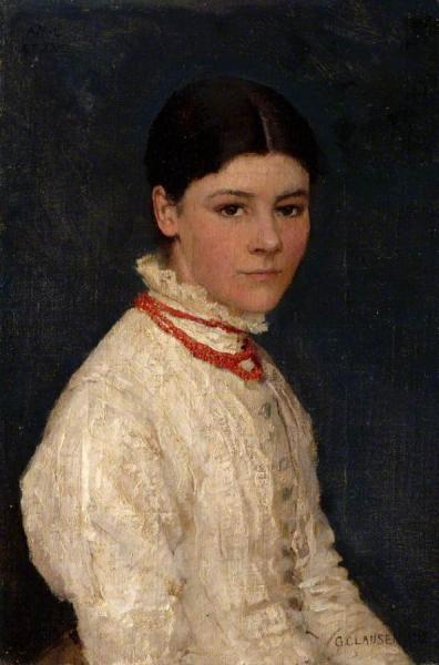 Agnes Mary Webster by Sir George Clausen