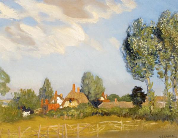 An Essex Village by Sir George Clausen