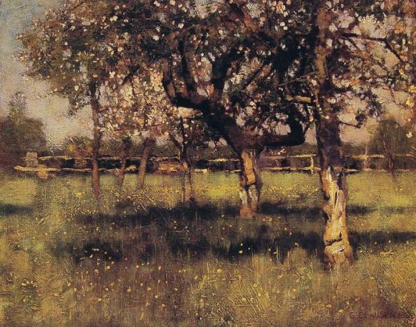 An Orchard In May by Sir George Clausen