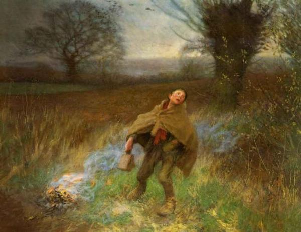 Birdscaring by Sir George Clausen