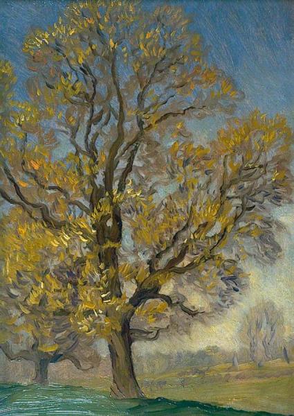 Elm Tree In Spring by Sir George Clausen