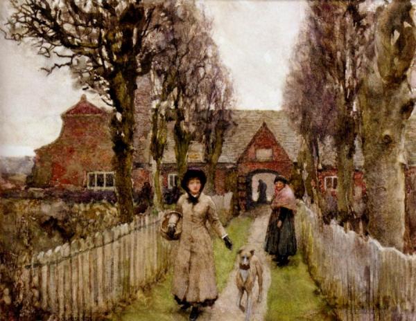 Gaywood Almshouses, Kings Lynn by Sir George Clausen