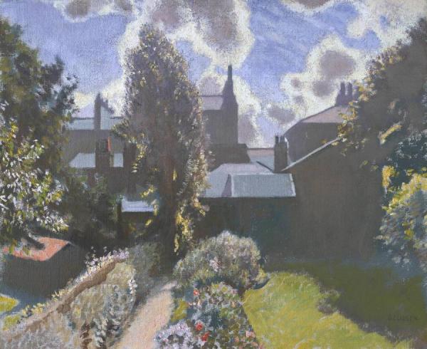 My Back Garden by Sir George Clausen Oil Painting Reproductions