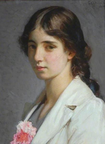 Nellie St John Heaton by Sir George Clausen