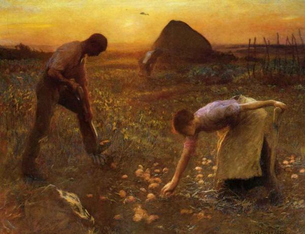 The Allotment Garden by Sir George Clausen