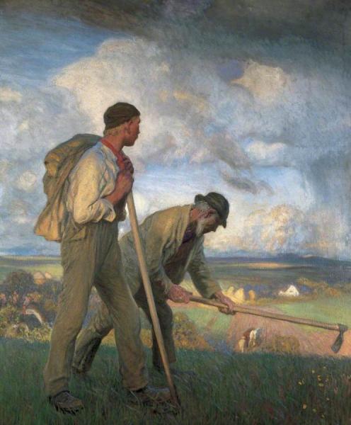 The Boy And The Man by Sir George Clausen