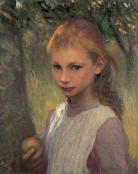 The Shy Child by Sir George Clausen