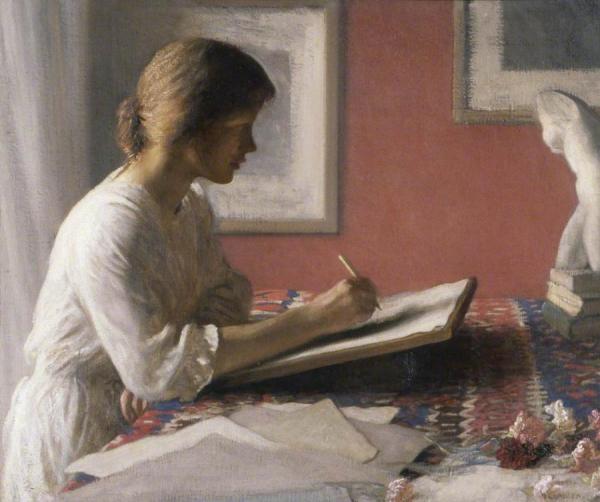 The Student by Sir George Clausen