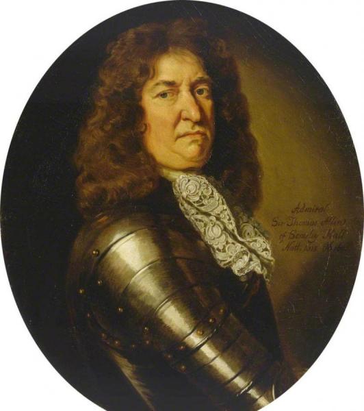 Admiral Sir Thomas Allin by Sir Godfrey Kneller, Bt.