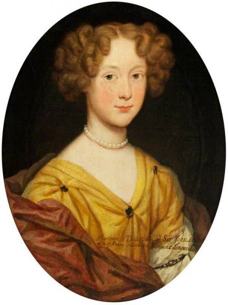 Barbara Talbot, Viscountess Longueville, As A Girl by Sir Godfrey Kneller, Bt.