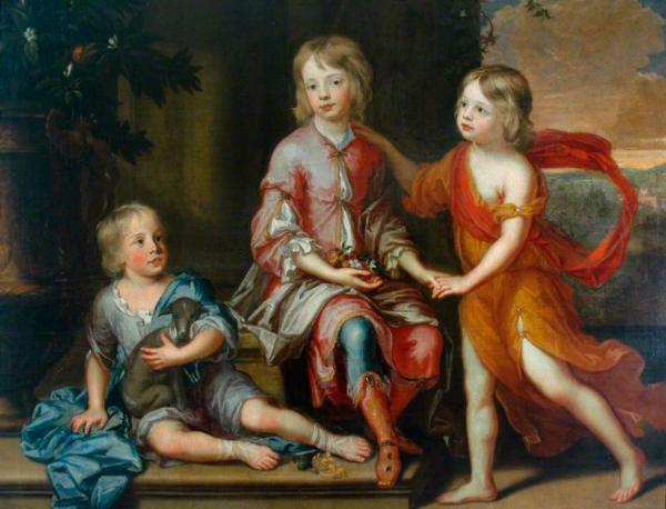 Children Of The Howard Family by Sir Godfrey Kneller, Bt.