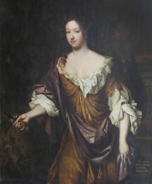 Elinor Drewe, Mrs Robert Pepper by Sir Godfrey Kneller, Bt.