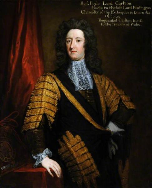 Henry Boyle, Lord Carleton by Sir Godfrey Kneller, Bt. Oil Painting Reproductions