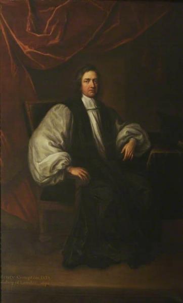 Henry Compton, Bishop Of London by Sir Godfrey Kneller, Bt. Oil Painting Reproductions
