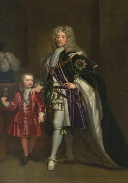 John Erskine With His Son Thomas by Sir Godfrey Kneller, Bt.