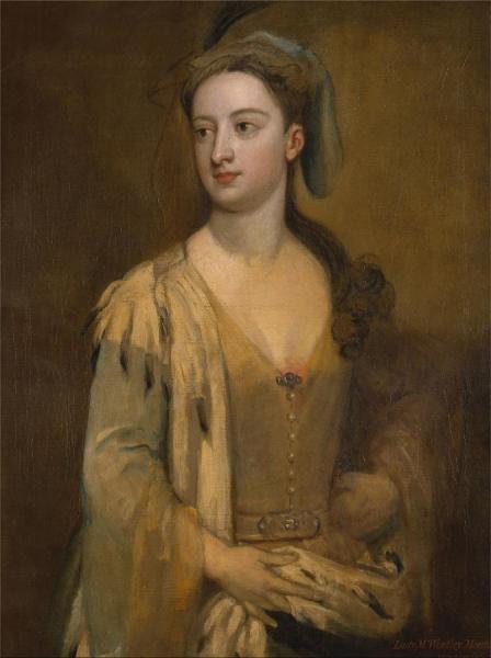 Lady Mary Wortley Montagu by Sir Godfrey Kneller, Bt.