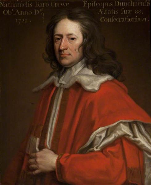 Nathaniel Crew by Sir Godfrey Kneller, Bt.