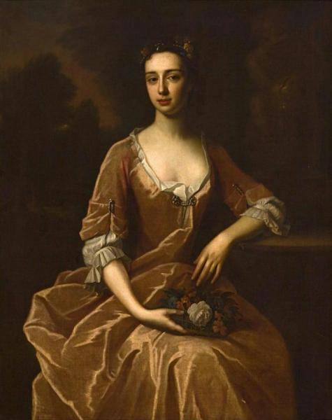 Portrait Of A Lady by Sir Godfrey Kneller, Bt.