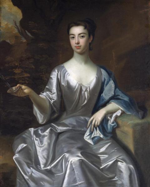 Portrait Of A Woman, Called Maria Taylor Byrd by Sir Godfrey Kneller, Bt.