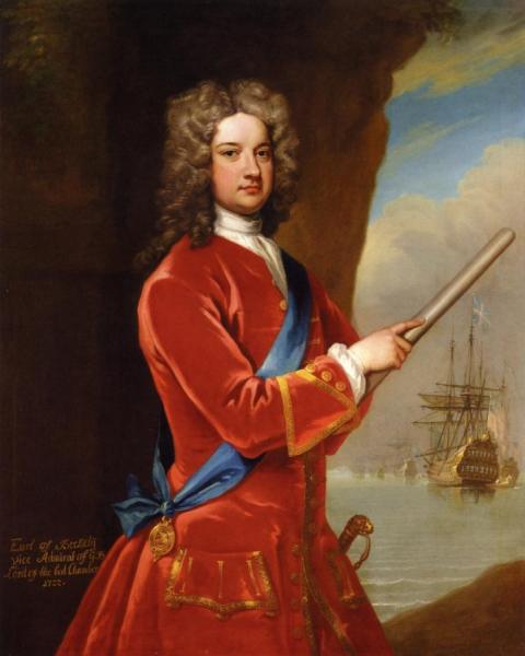 Portrait Of Admiral James Berkeley, 3rd Earl Of Berkeley (1680 - 1736) by Sir Godfrey Kneller, Bt.