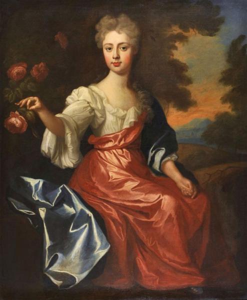Portrait Of Anne Breame, Mrs Humphry Ambler by Sir Godfrey Kneller, Bt.