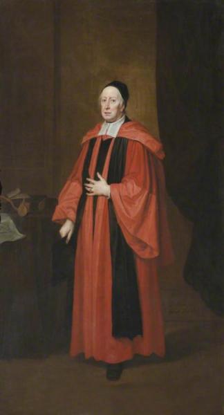 Reverend John Wallis by Sir Godfrey Kneller, Bt.