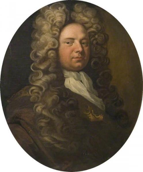 Sir Christopher Wren by Sir Godfrey Kneller, Bt. Oil Painting Reproductions