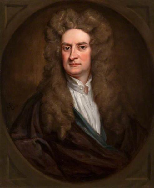 Sir Isaac Newton by Sir Godfrey Kneller, Bt.