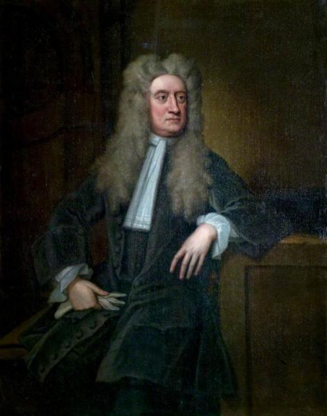 Sir Isaac Newton by Sir Godfrey Kneller, Bt.