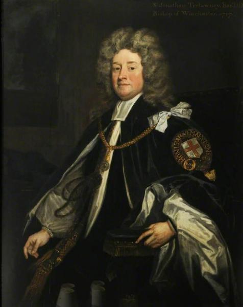 Sir Jonathan Trelawny by Sir Godfrey Kneller, Bt.