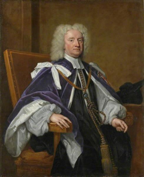 Sir Jonathan Trelawny, 3rd Bt by Sir Godfrey Kneller, Bt.