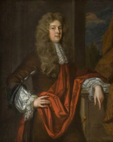 Sir Justinian Isham by Sir Godfrey Kneller, Bt.