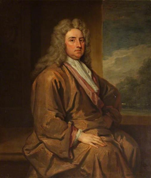 Sir William Bateman, Secretary To Richard Hill by Sir Godfrey Kneller, Bt. Oil Painting Reproductions