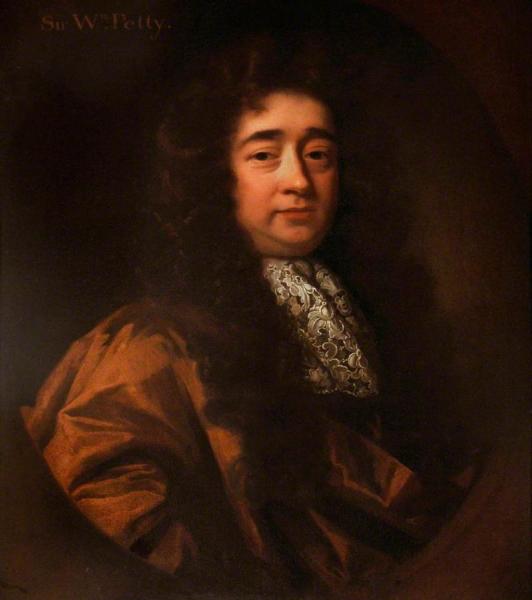 Sir William Petty by Sir Godfrey Kneller, Bt.